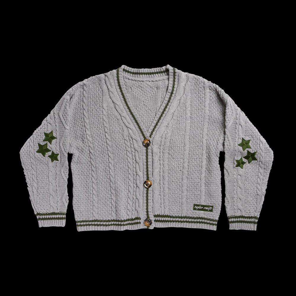 Limited Ed Taylor Swift Cardigan Gray Sz 3XL/4XL
